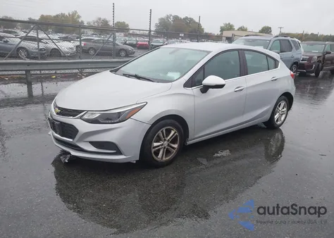 2017 Chevrolet Cruze Lt Auto из США, поврежденный, VIN 3G1BE6SMXHS582523